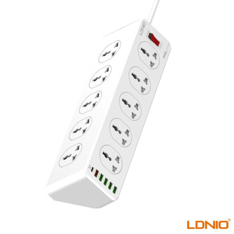 ldnio-10-port-universal-power-socket-2500w-with-33w-fast-charging-usb-big-1